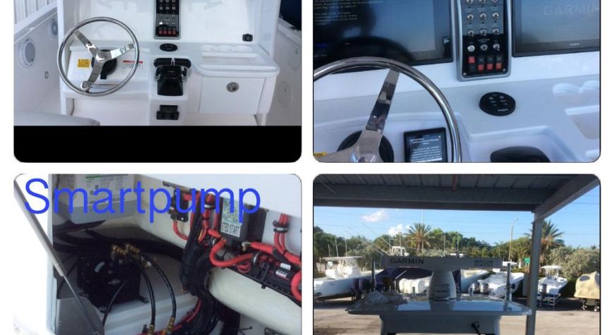 Everglades Boats With Full Garmin Dual 7616xsv, GHP Reactor With Smart Pump and Radar GMR624 XHD2