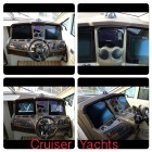 Cruiser yachts, Full Raymarine system with Glass bridge look even the Volvo Gage has been counter sunk