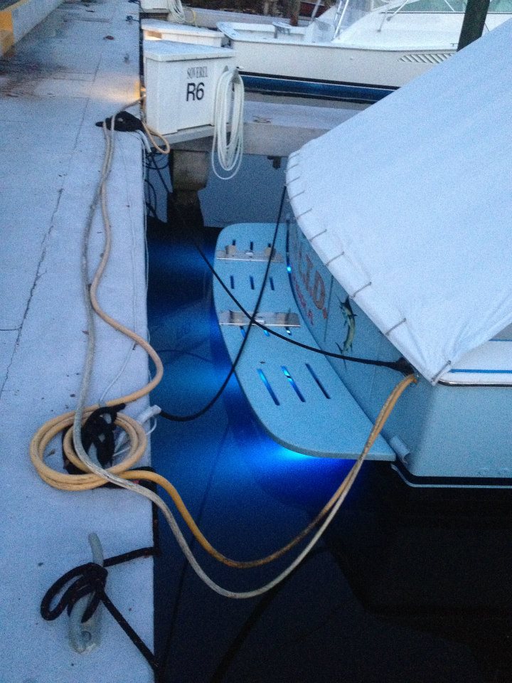 Yacht Stern with Cables