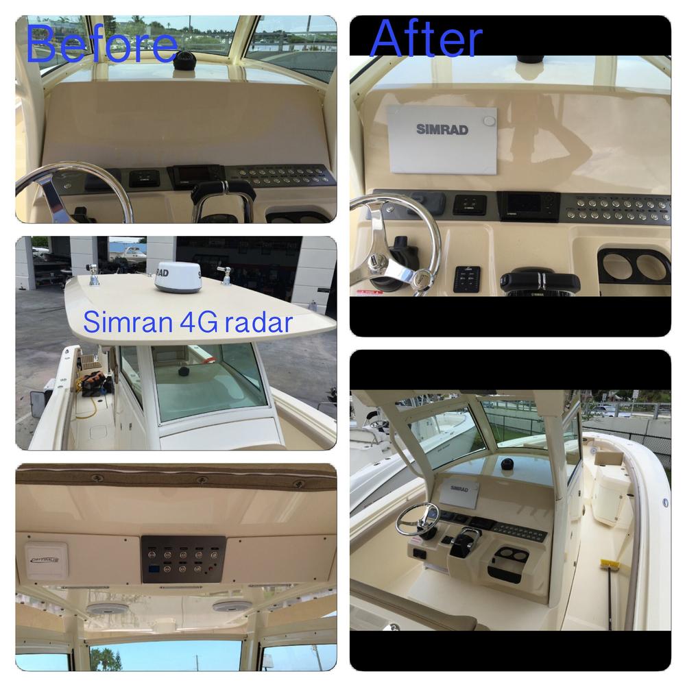 Grady White with Simrad system and 4G Radar